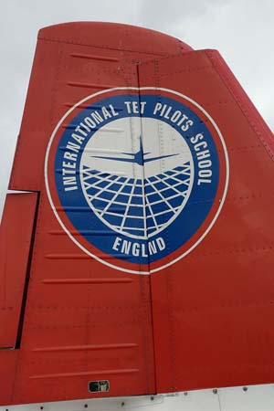 The rudder of the Jet Provost - North Weald - England / Das Seitenruder einer Jet Provost - North Weald - England - 2007