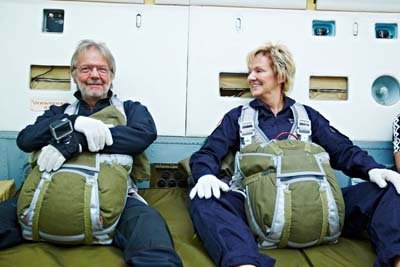 Lutz and Heike from Germany still waiting on the take-off into weightlessness - Star City - Russia / Lutz und Heike erwarten den Start in die Schwerelosigkeit - Star City - Russland - 2015